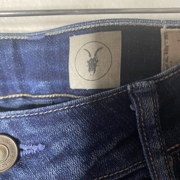 All saints Jacks Place Womens Size 30/32 Skinny Jeans Distressed Medium Wash - Picture 4 of 14